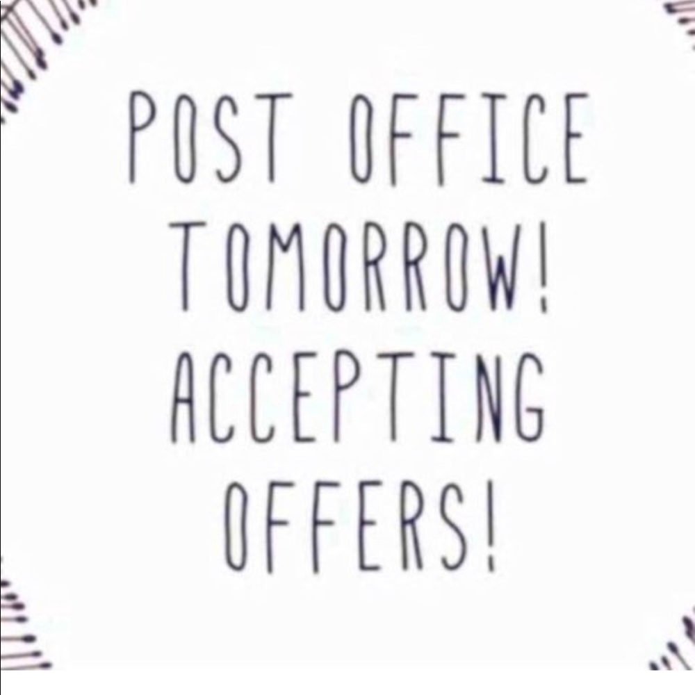 REASONABLE OFFERS ACCEPTED PLZ